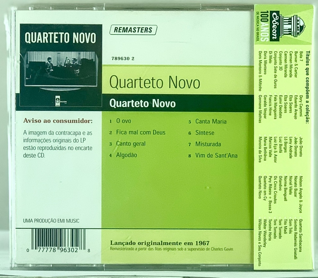 Quarteto Novo - Quarteto Novo (CD usado) | Tracks Rio